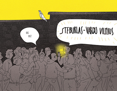 Illustrations for a publication "Wonder called Vilnius"