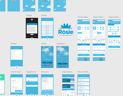 UX/UI Design: Rose Cleaning Service App + Website