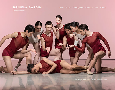 Website for Daniela Cardim