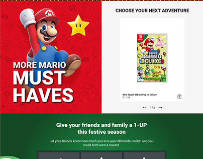 Nintendo Distributor SA - Ecommerce Website
