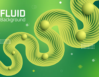 Fluid or Liquid Abstract Background Template Design