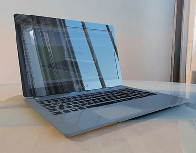 Laptop Modelleme ve Render (Lenovo İdeapad u510)