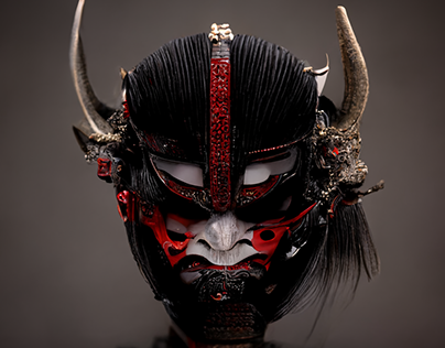 Generative Art Research - Samurai Masks