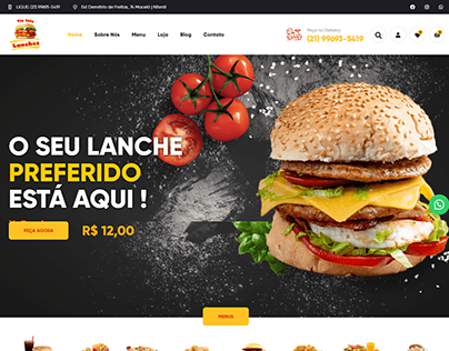 Tia Inês Lanches - Site