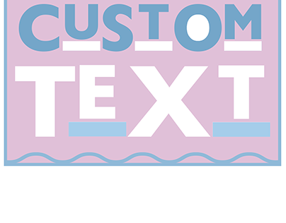 Custom Text Martin Show TV Typography Artwork