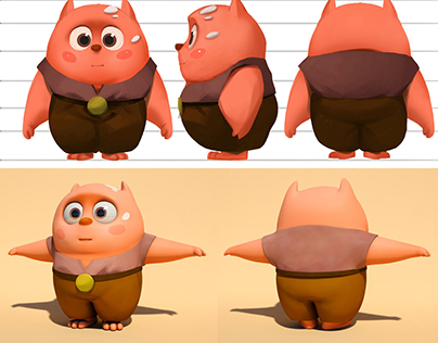 Character and Environment models for Nuvita TV Spot