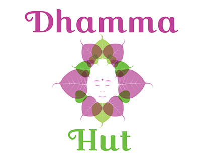 Dhamma Hut Brand Identity