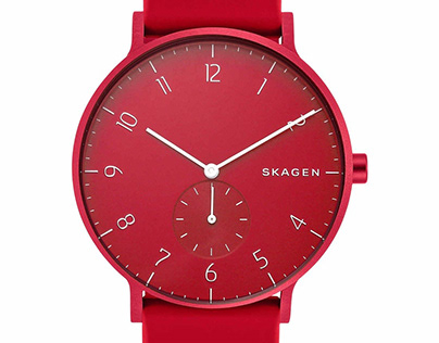 Buy Skagen Aaren Kulor Red Watch - Watch Station India