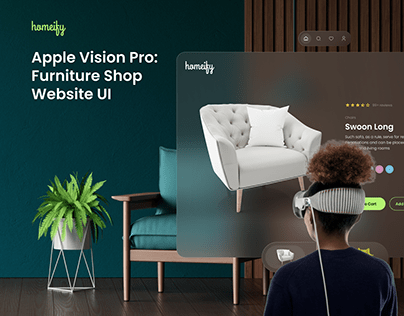 Apple Vision Pro: Furniture Shop Website