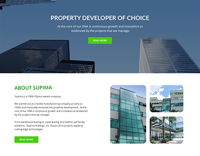 Supima Holdings, Inc. Homepage Case Study