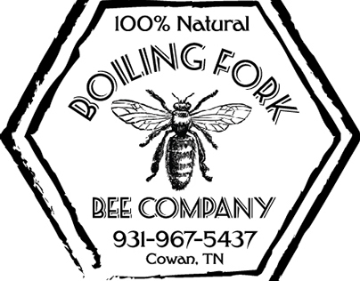 Boiling Fork Bee Company Branding