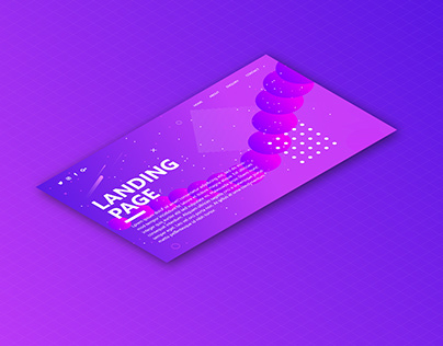 Landing Page (Purple)