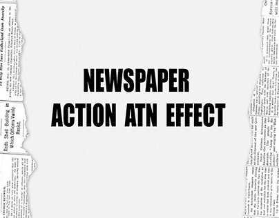 NEWSPAPER PHOTOSHOP ACTION EFFECT