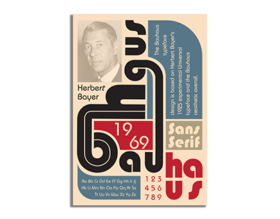 Poster | Bauhaus Typeface