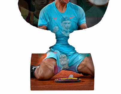 Affiche publicitaire Nike, Raphaël Nadal.