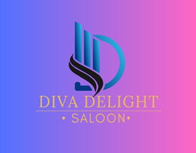 logo for saloon named DIVA DELIGHT