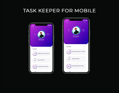 Task Keeper (Design mobile app)