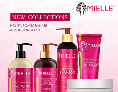 Mielle-Honey, Pomegranate & Mongongo Oil hair products