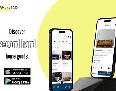 Second hand home goods shopping app