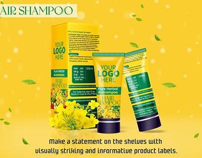 Hair Shampoo Product Label