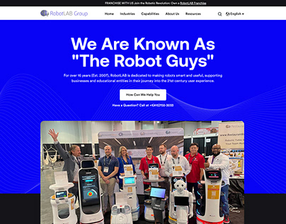 Project thumbnail - Award-winning, Robotics Company