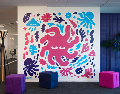 Octopus Energy murals