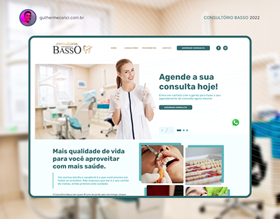 Website Consultório Odontológico Basso