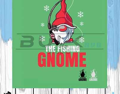 The Fighing Gnome Funny Christmas Themed Bass SVG