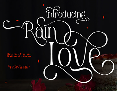 Rain Love Font