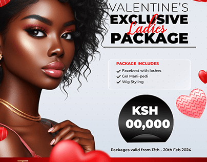 VALENTINE'S BEAUTY PACKAGES POSTERS