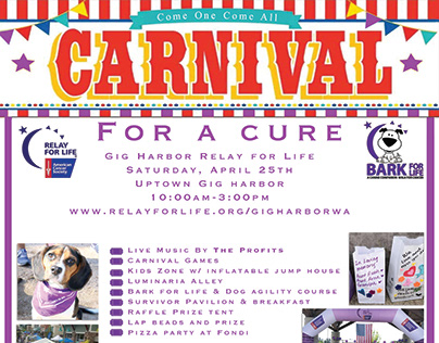 Relay For Life Event Flyer