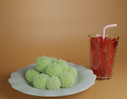Food Traditional 3D Modell