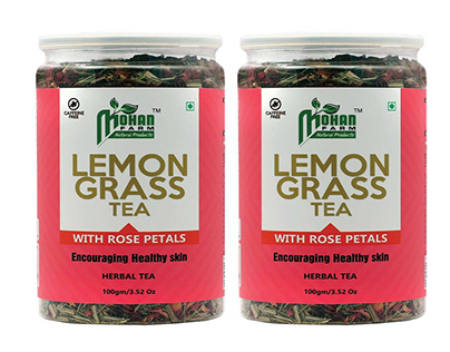 Combo Of Herbal Lemongrass And Rose Tea