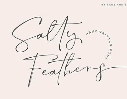 Salty Feathers - Elegant Luxury Font