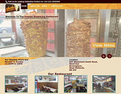 Antalya Shawarma Website