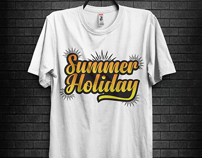 Summer holiday t-shirt design ll