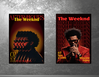 The Weeknd concert POSTER