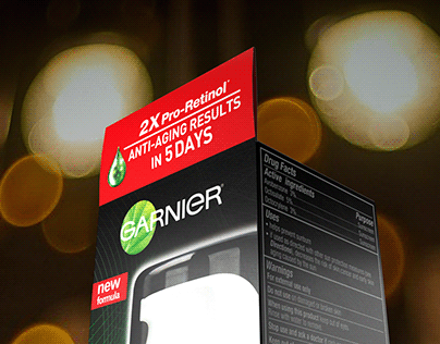 Garnier Packaging 3D Rendering