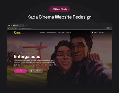 Project thumbnail - Kada Cinema Website Improvement