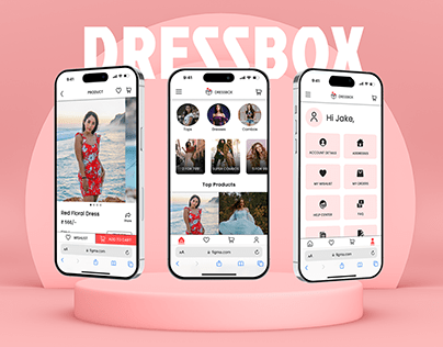 Dressbox l Shopping Mobile Website UI/UX
