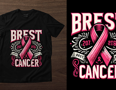 Brest Cancer T Shirt Design