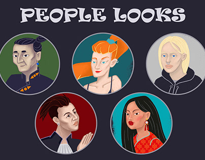 People looks character design