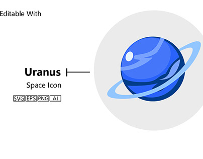 Space Icon - Uranus