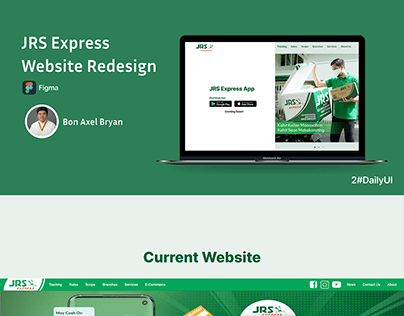 DailyUI Day 2 - JRS Express Website Redesign