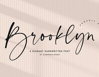 Brooklyn - Handwritten Font