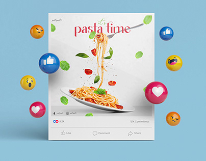 Premium Pasta social media posts
