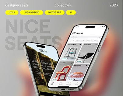 Nice Seats - Native e-Commerce iOS/Android App using AI