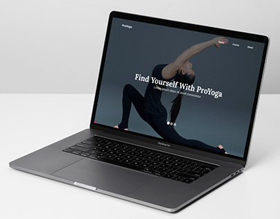 Yoga Classes Website with prototype