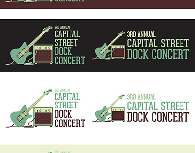 Capital Street Dock Concert Logos