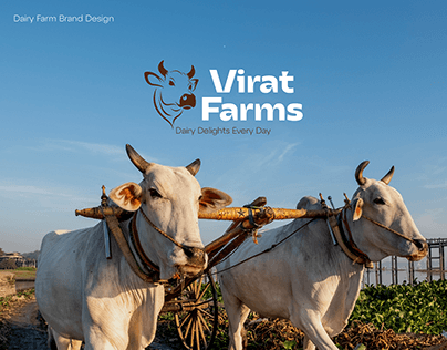 Virat Farms-Dairy Farm Branding